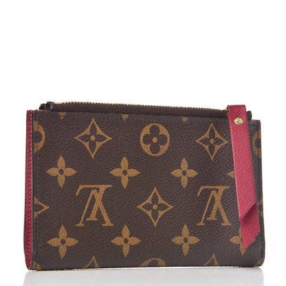 Louis Vuitton Monogram Adele Compact Wallet Fuchsia 3 of 9