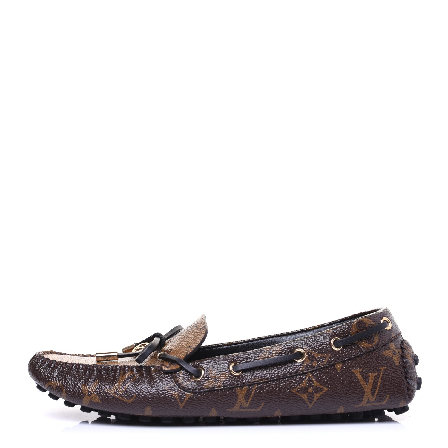 Louis Vuitton Patent Reverse Monogram Gloria Loafers 39 1 of 13