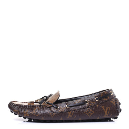 Louis Vuitton Patent Reverse Monogram Gloria Loafers 39 1 of 13