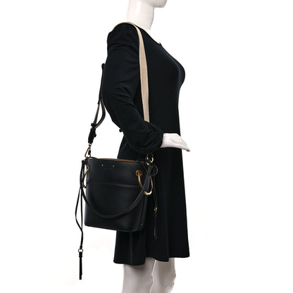 Chloe Smooth Calfskin Small Roy Bucket Bag Black 2 of 11