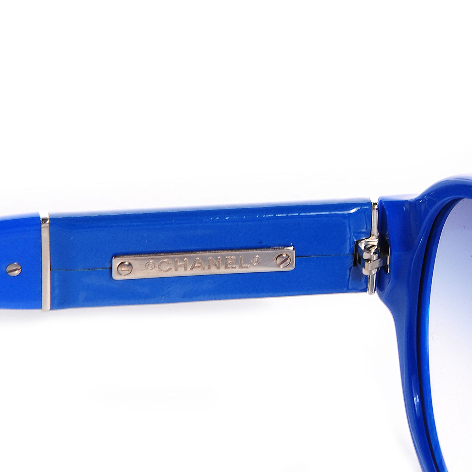 Chanel CC Logo Sunglasses Blue 5229Q 4 of 5