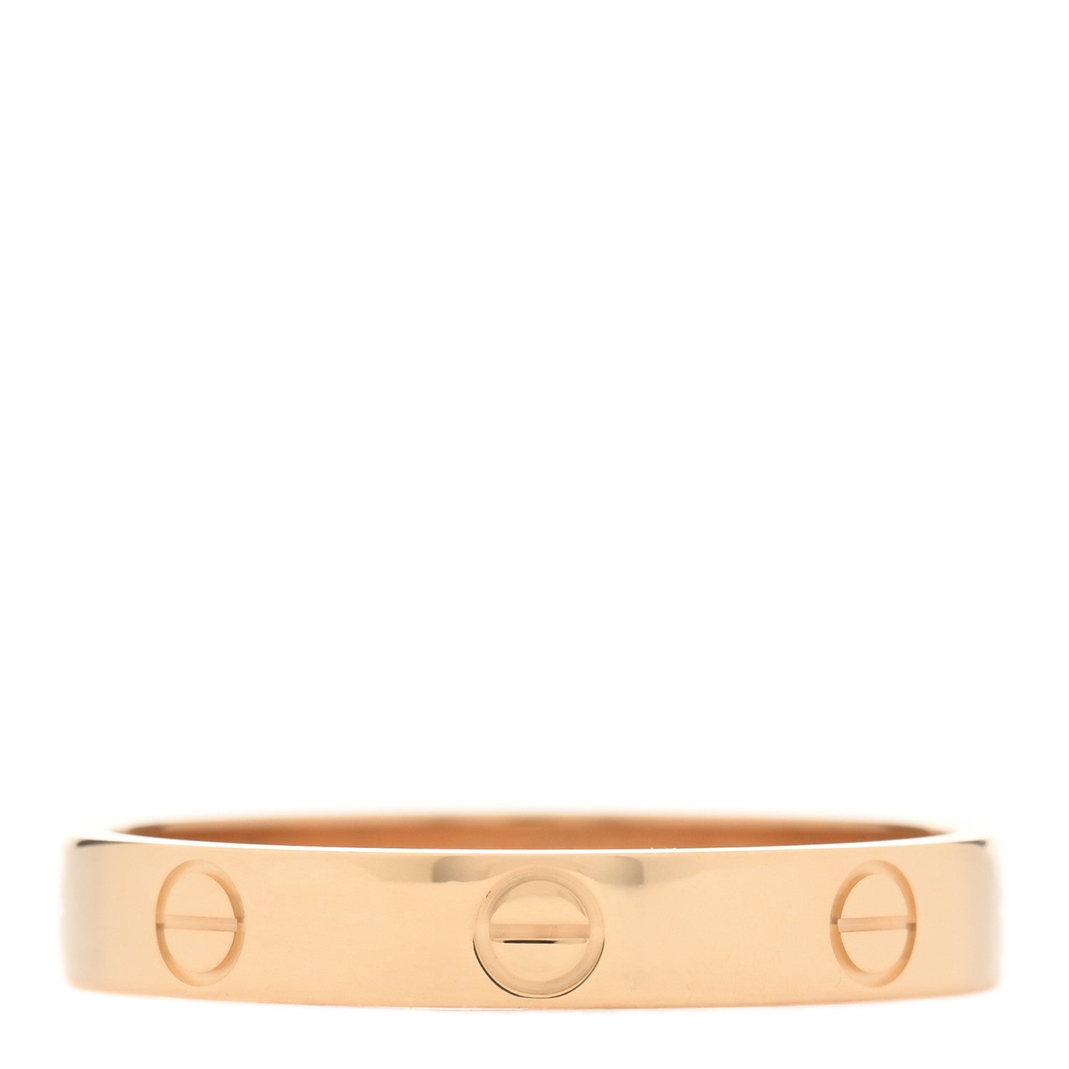 Cartier 18K Yellow Gold 3.5mm LOVE Wedding Band Ring 62 10 1 of 5
