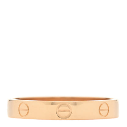 Cartier 18K Yellow Gold 3.5mm LOVE Wedding Band Ring 62 10 1 of 5