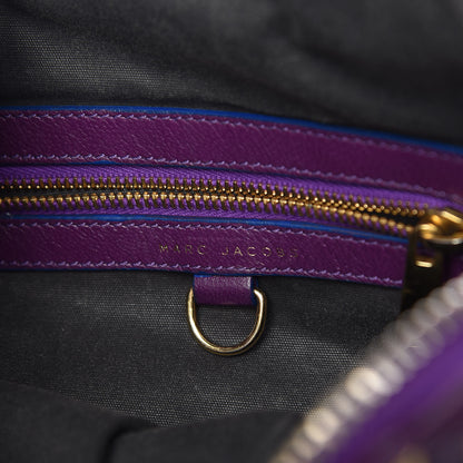 Marc Jacobs Calfskin Quilted Stardust Shoulder Bag Purple 6 of 18