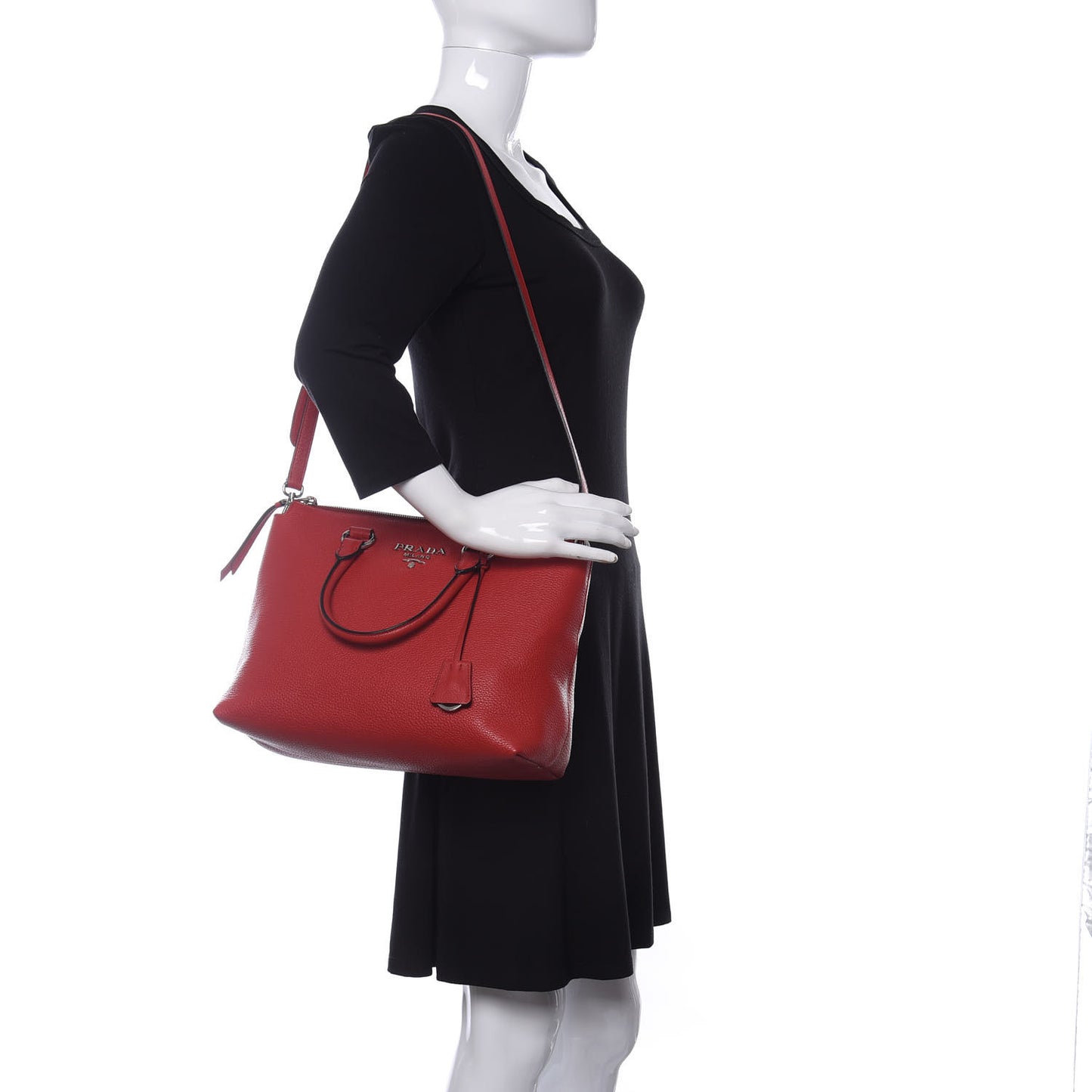Vitello Phenix Tote Rosso