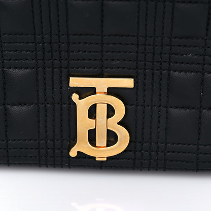 Burberry Lambskin Quilted Small Lola Bag Black 15 of 15