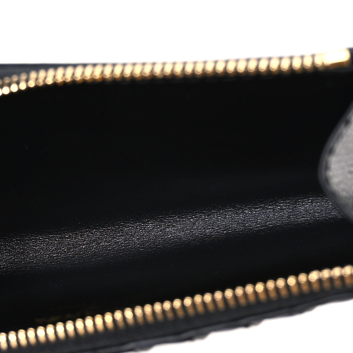 Lizard Embossed Long Zipped Wallet Black