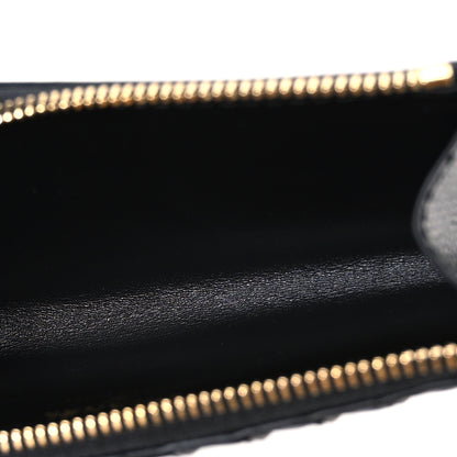 Chanel Lizard Embossed Long Zipped Wallet Black 5 of 8