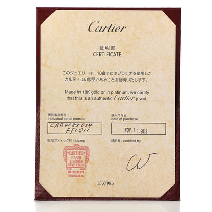 Cartier 18K Yellow Gold 3.5mm LOVE Wedding Band Ring 54 6.75 5 of 5