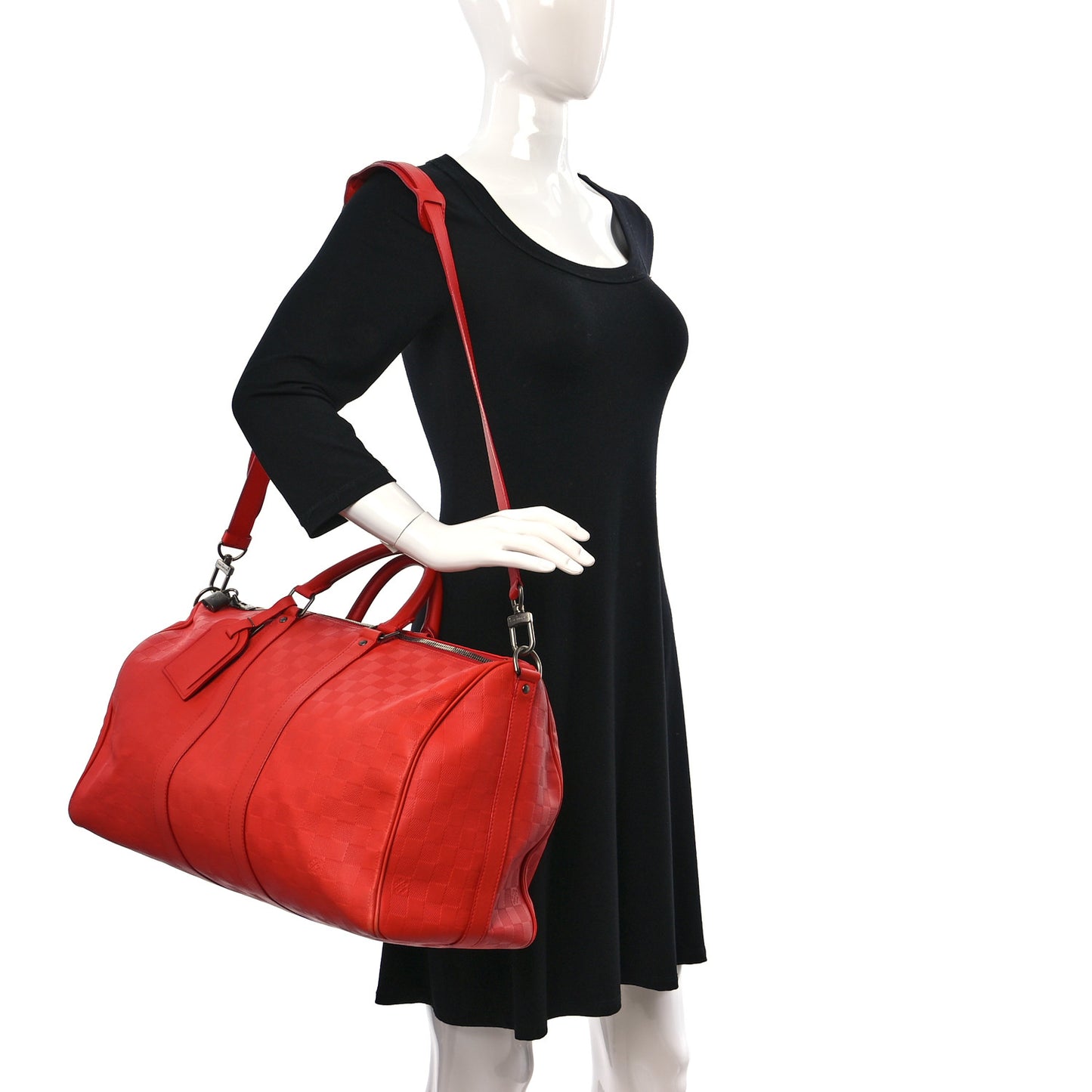 Damier Infini Keepall Bandouliere 45 Fusion