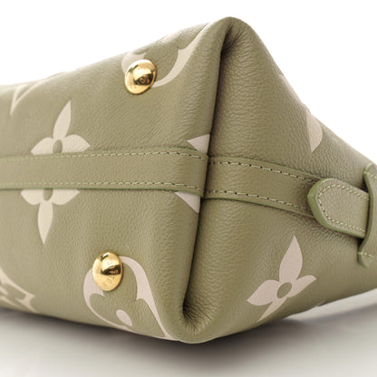 Louis Vuitton Empreinte Monogram Giant CarryAll PM Khaki Creme 10 of 10