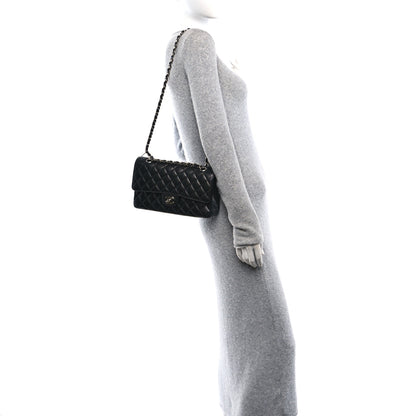 Chanel Caviar Quilted Medium Double Flap Black 3 of 11