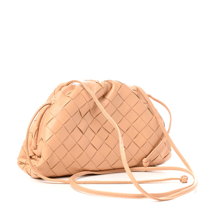 Bottega Veneta Nappa Intrecciato The Mini Pouch Almond 3 of 10