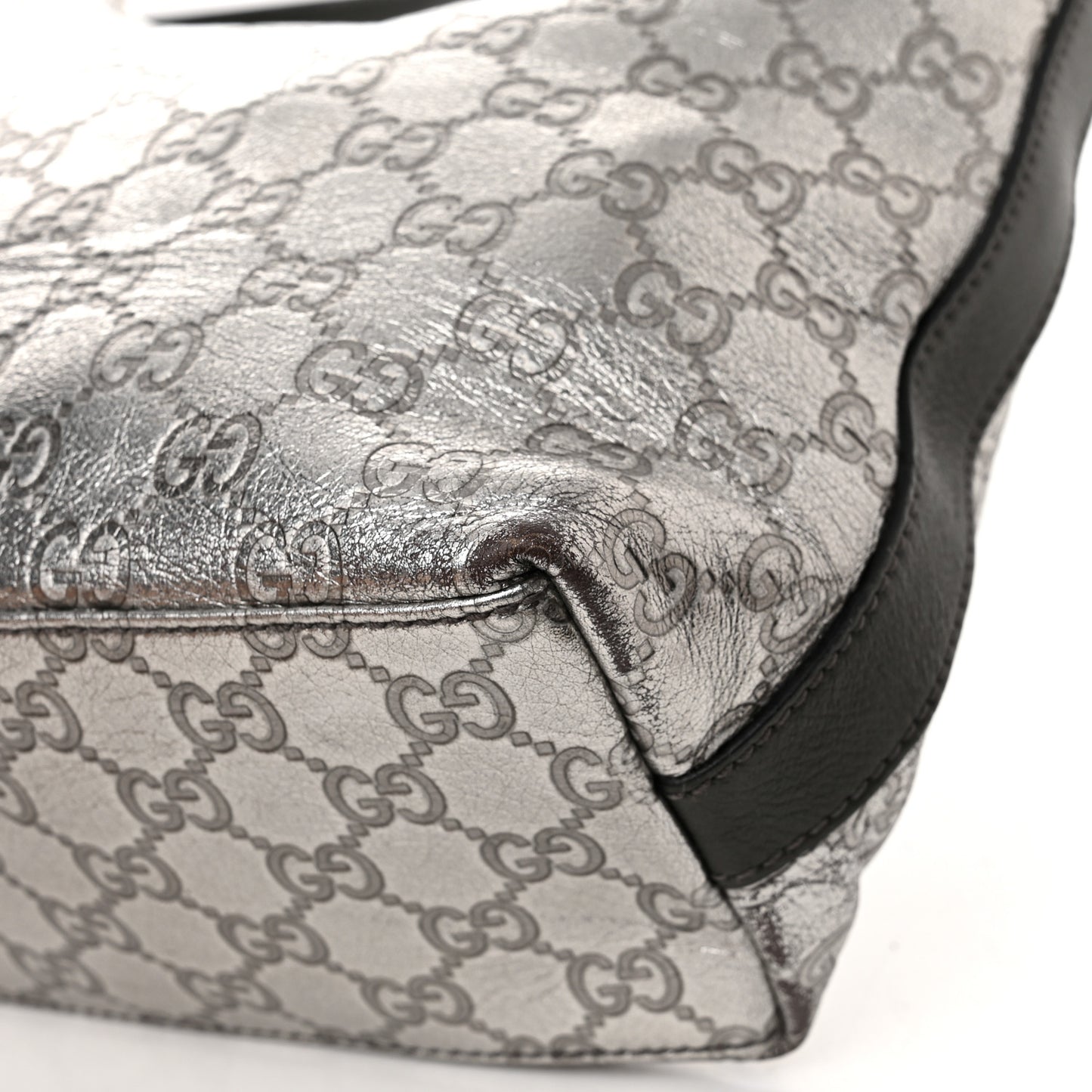 Guccissima Hobo Silver