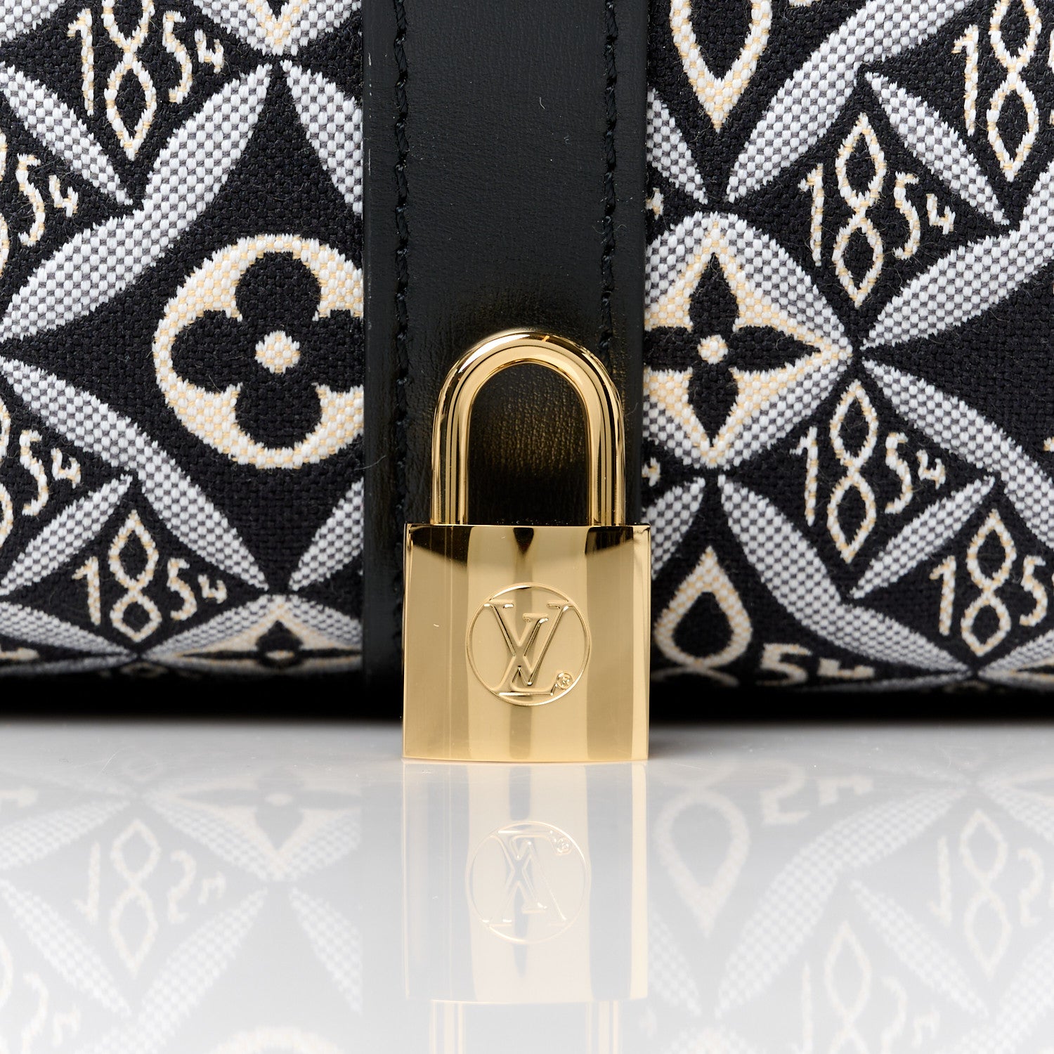 Louis Vuitton Jacquard Since 1854 Keepall Bandouliere 45 Grey 11 of 14
