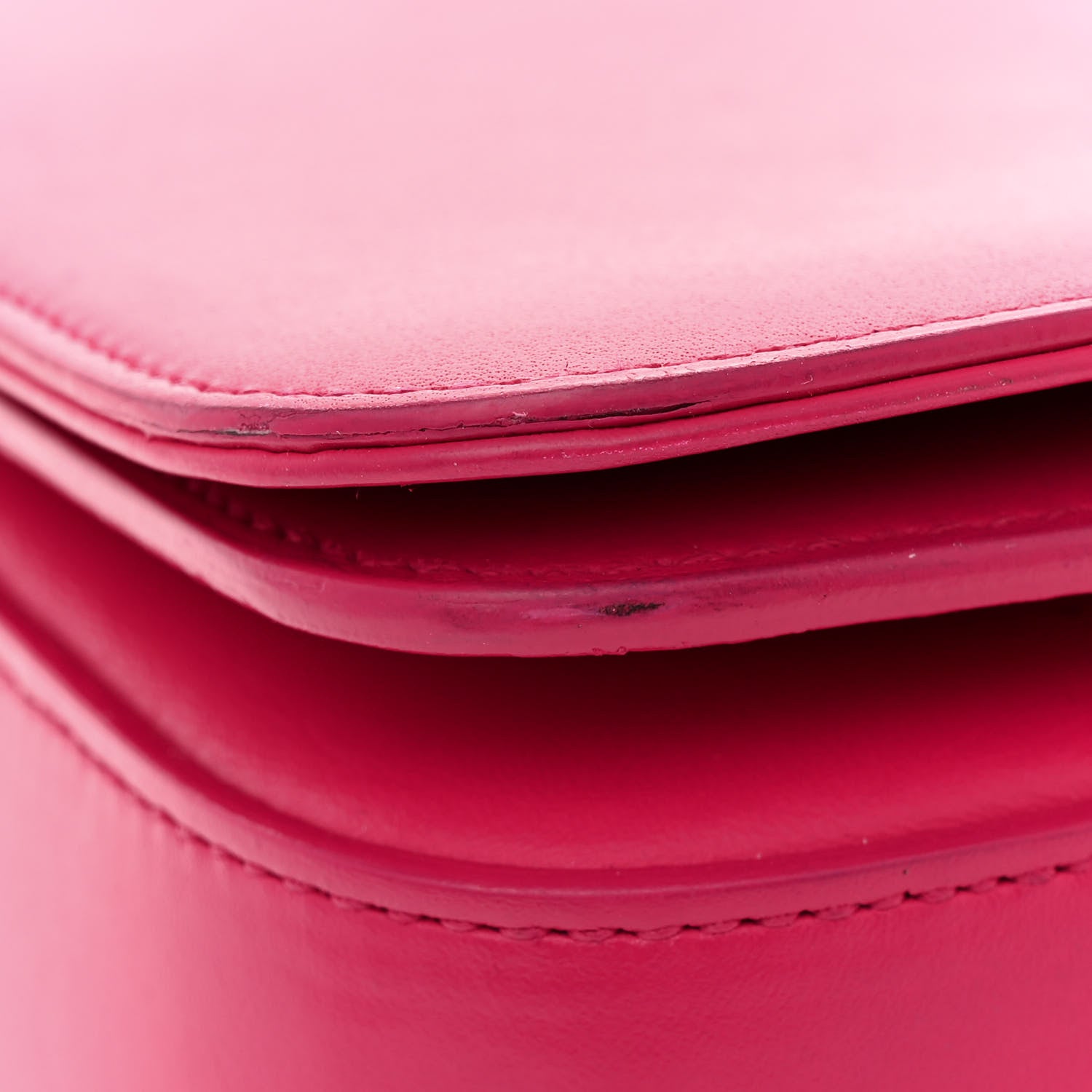 Saint Laurent Smooth Calfskin Medium Classic Monogram Universite Bag Fuchsia 16 of 17