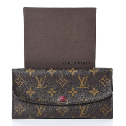 Louis Vuitton Monogram Emilie Wallet Fuchsia 13 of 13