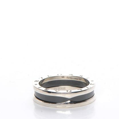 Bulgari Sterling Silver Ceramic Save The Children One-Band Ring 52 6 3 of 7