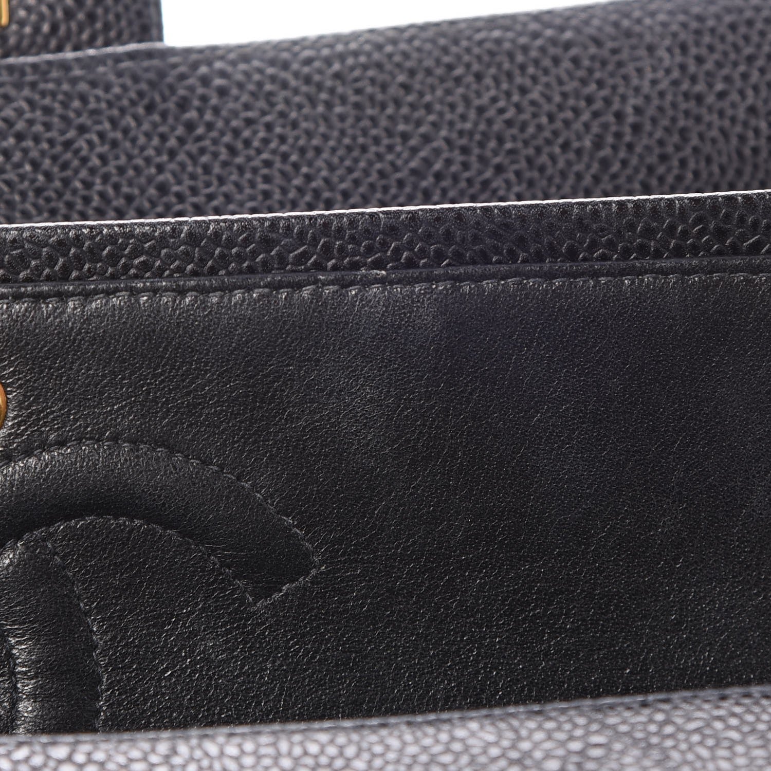 Chanel Caviar Quilted Medium Double Flap Black 18 of 28