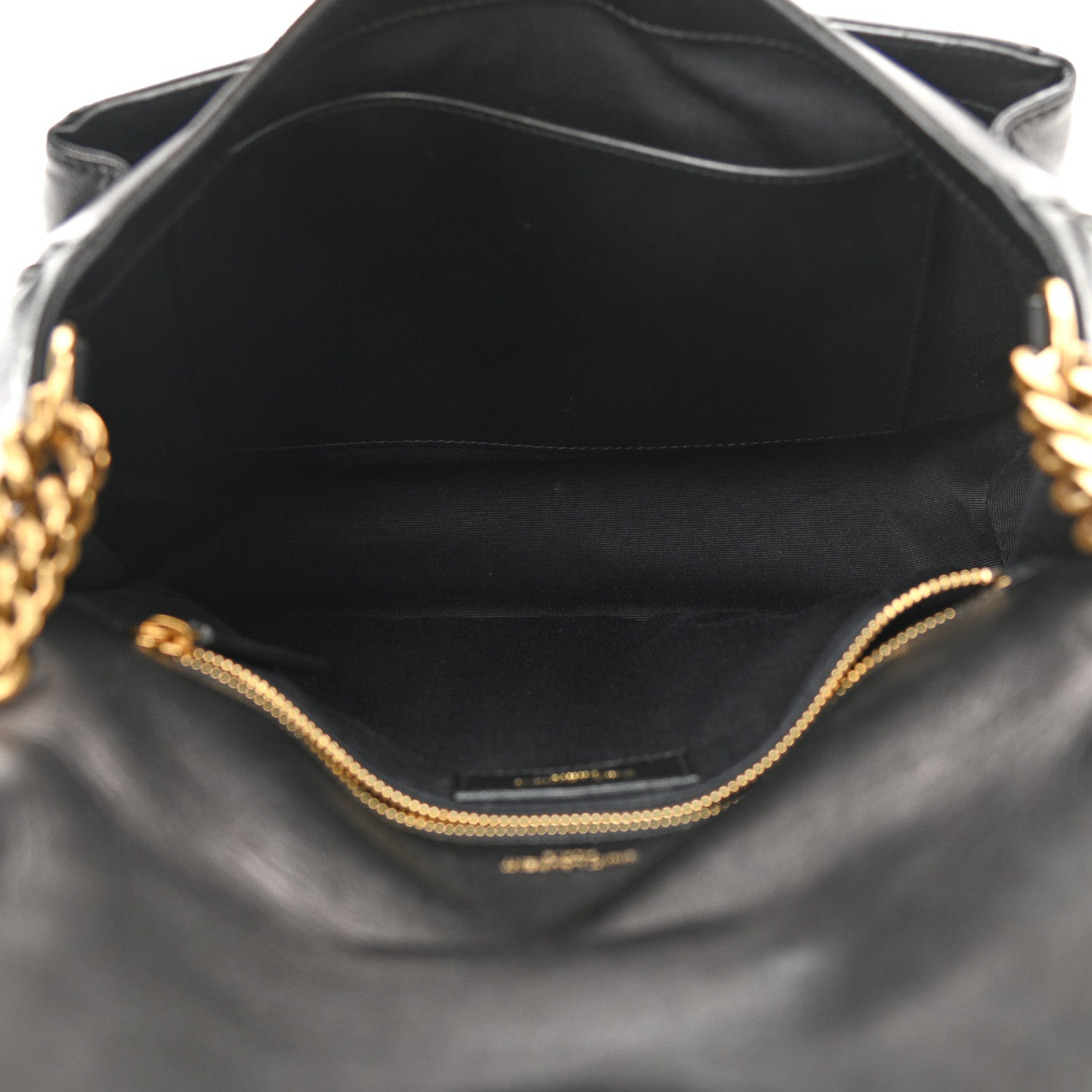 Saint Laurent Lambskin Matelasse Monogram Medium Niki Chain Satchel Black 5 of 12