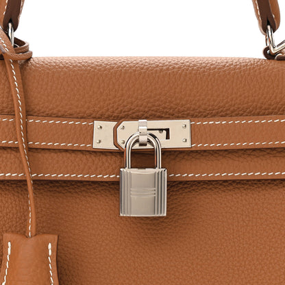 Hermes Togo Kelly Retourne 25 Gold 8 of 11