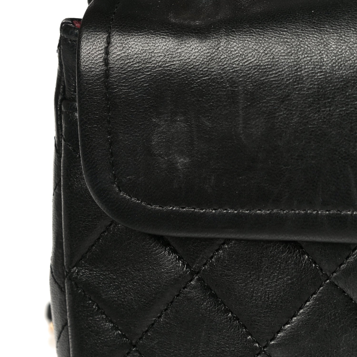 Chanel Lambskin Quilted Small Double Flap Black 7 of 26