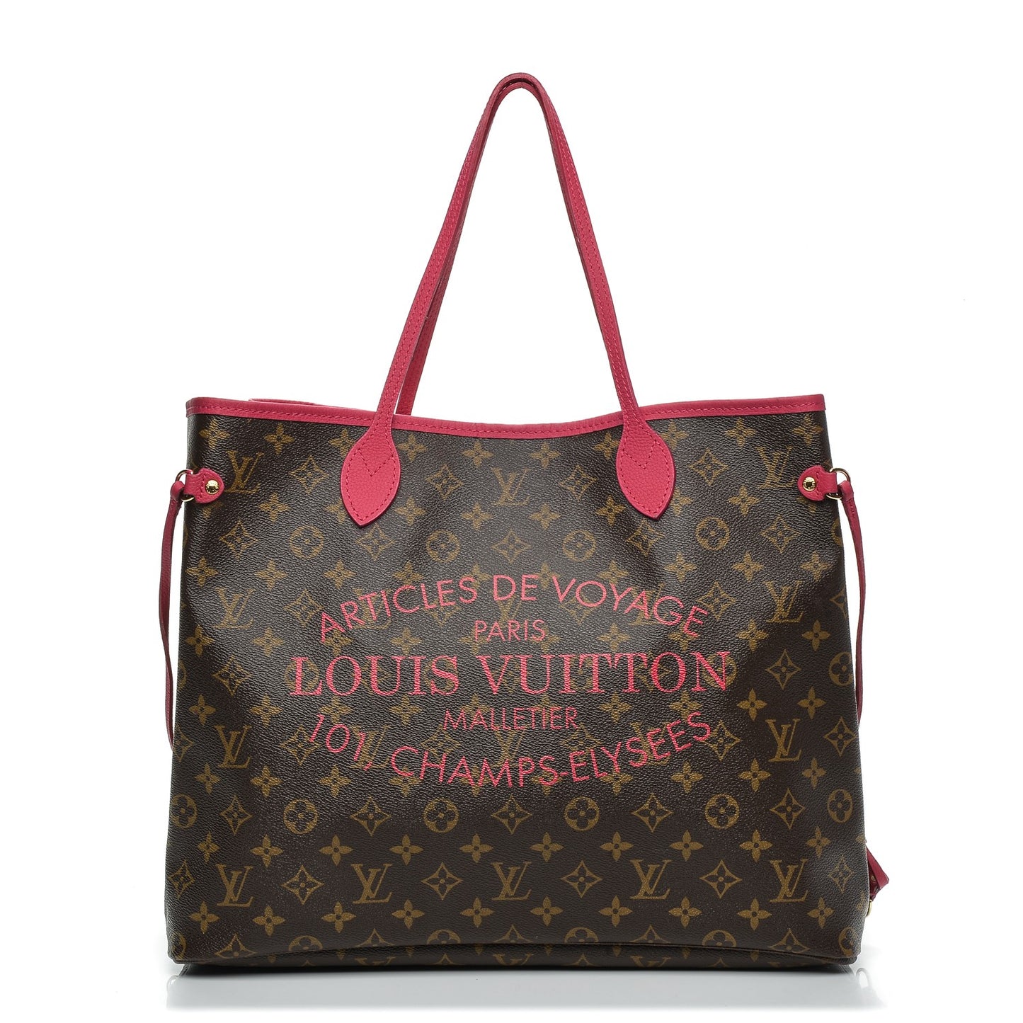 Monogram Articles de Voyage Ikat Neverfull GM Rose Indien