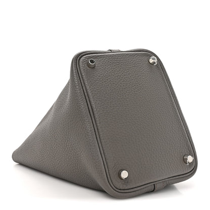 Hermes Taurillon Clemence Picotin Lock 18 PM Gris Asphalte 4 of 13