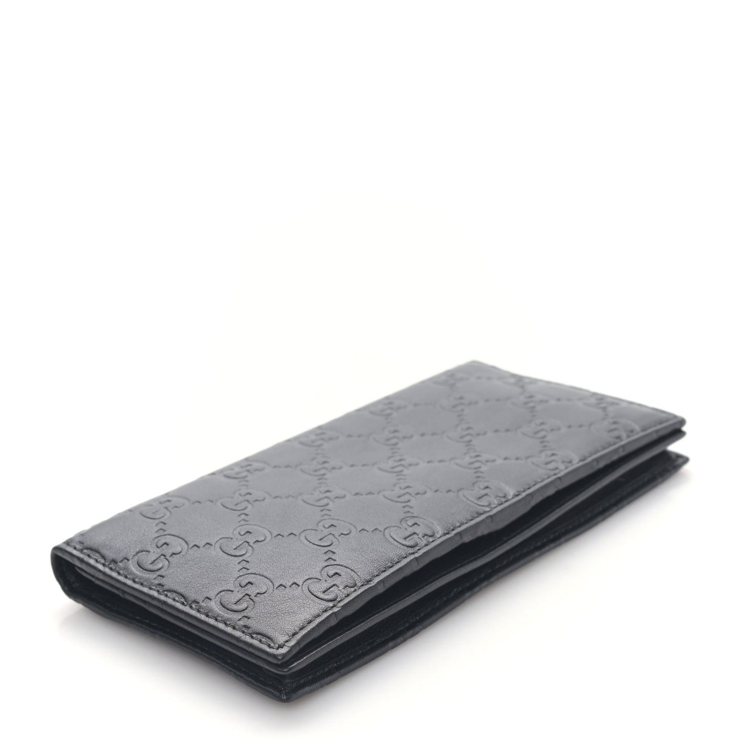 Guccissima Continental Long Flap Wallet Black