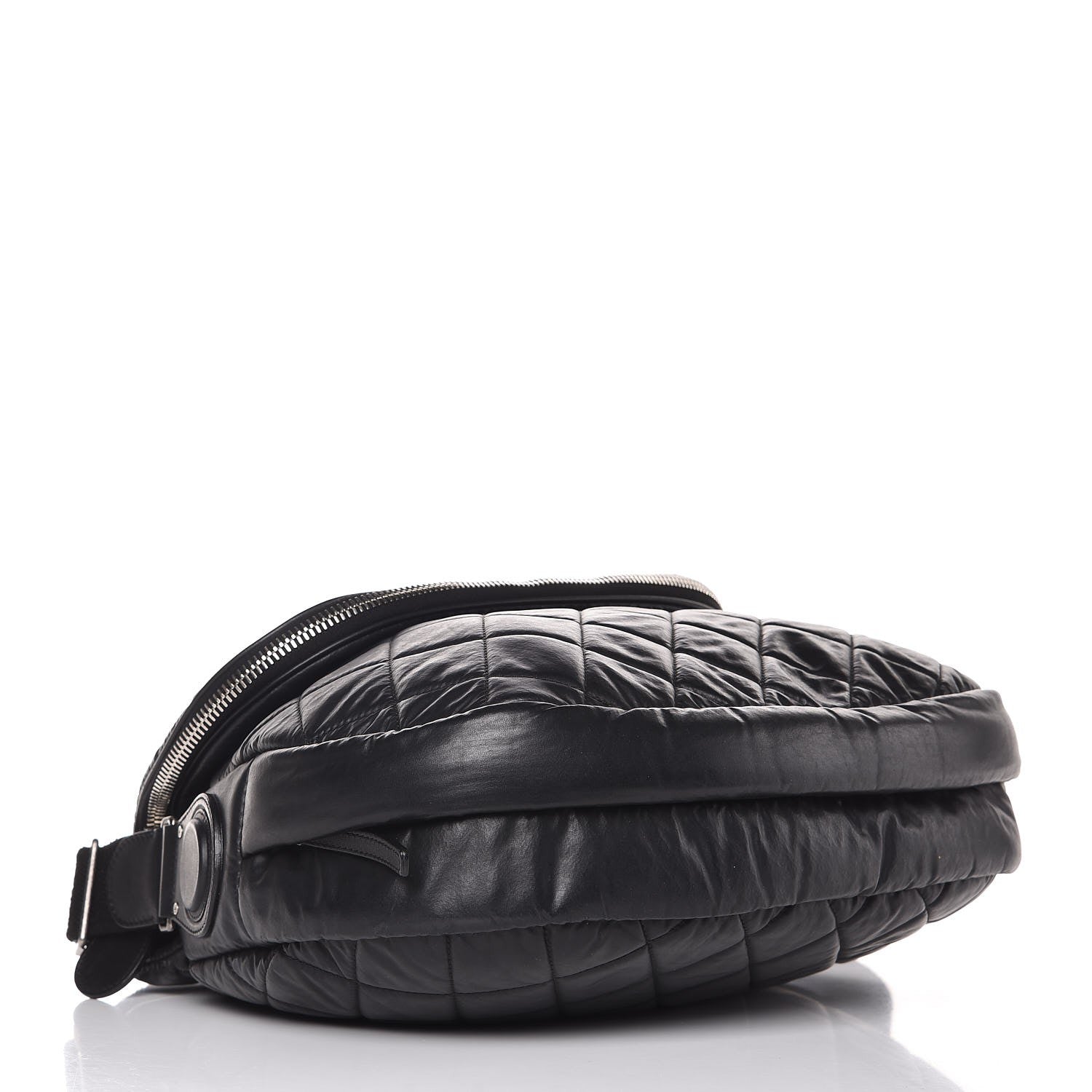 Chanel Nylon Quilted Jumbo Coco Cocoon Messenger Black 5 of 8