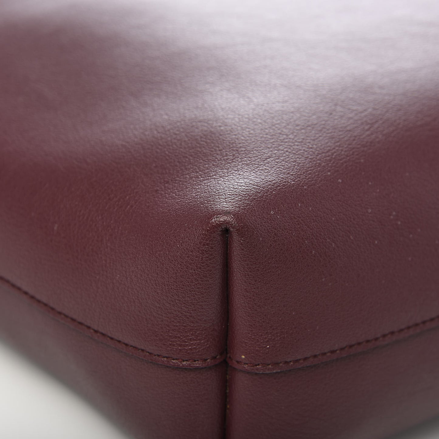 Calfskin Medium Shopping Tote Palissandre