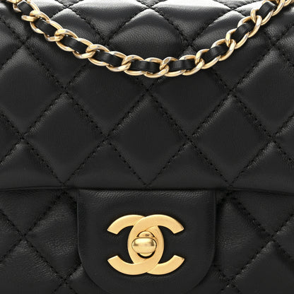 Chanel Lambskin Quilted Mini Pearl Crush Flap Black 9 of 12