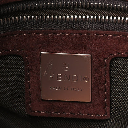 Fendi Suede Baguette Shoulder Bag Brown 6 of 10