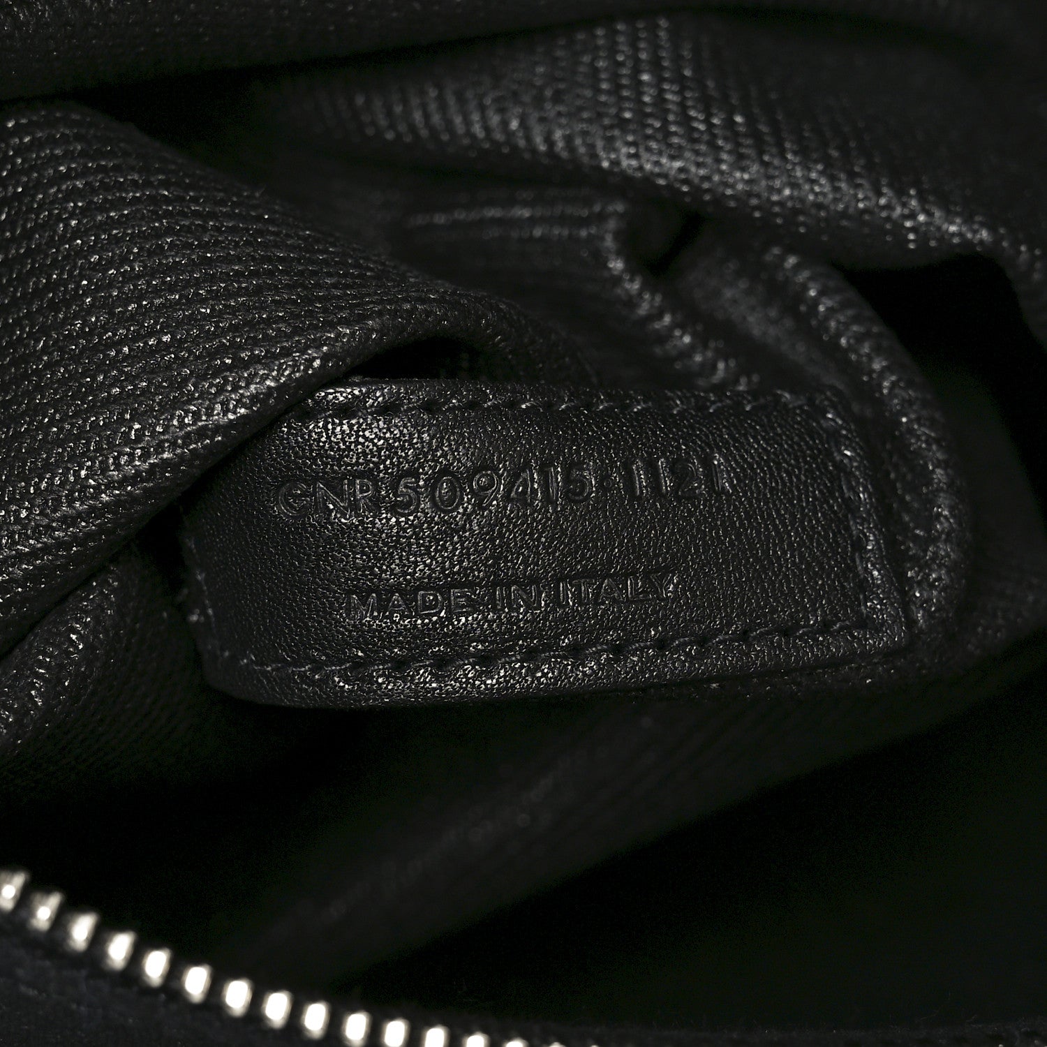 Saint Laurent Linen Calfskin Rive Gauche Tote Black 7 of 10