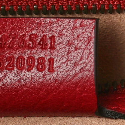 Gucci GG Supreme Monogram Small Queen Margaret Top Handle Bag Red 7 of 9