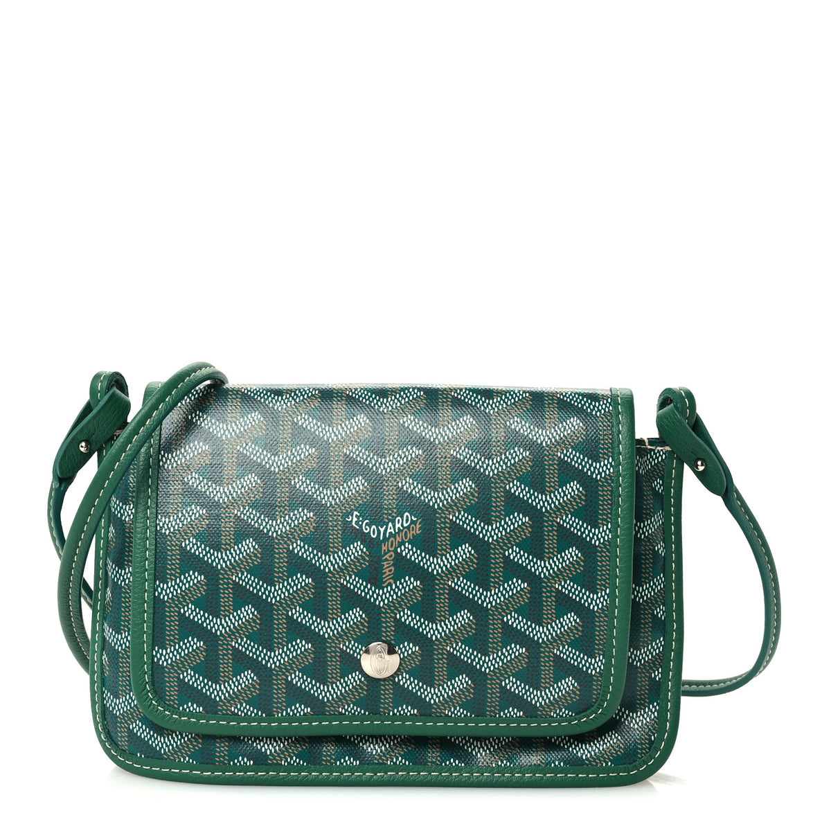 Goyardine Plumet Wallet Clutch Green