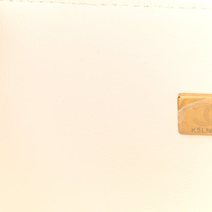 Chanel Caviar Quilted Jumbo Double Flap White 7 of 11