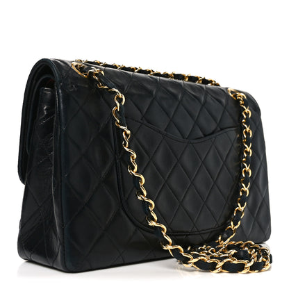 Chanel Lambskin Quilted Medium Double Flap Black 3 of 11