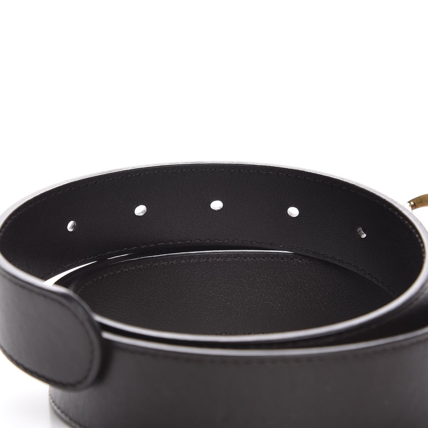 Calfskin Double G 30mm Belt 80 32 Dark Cocoa