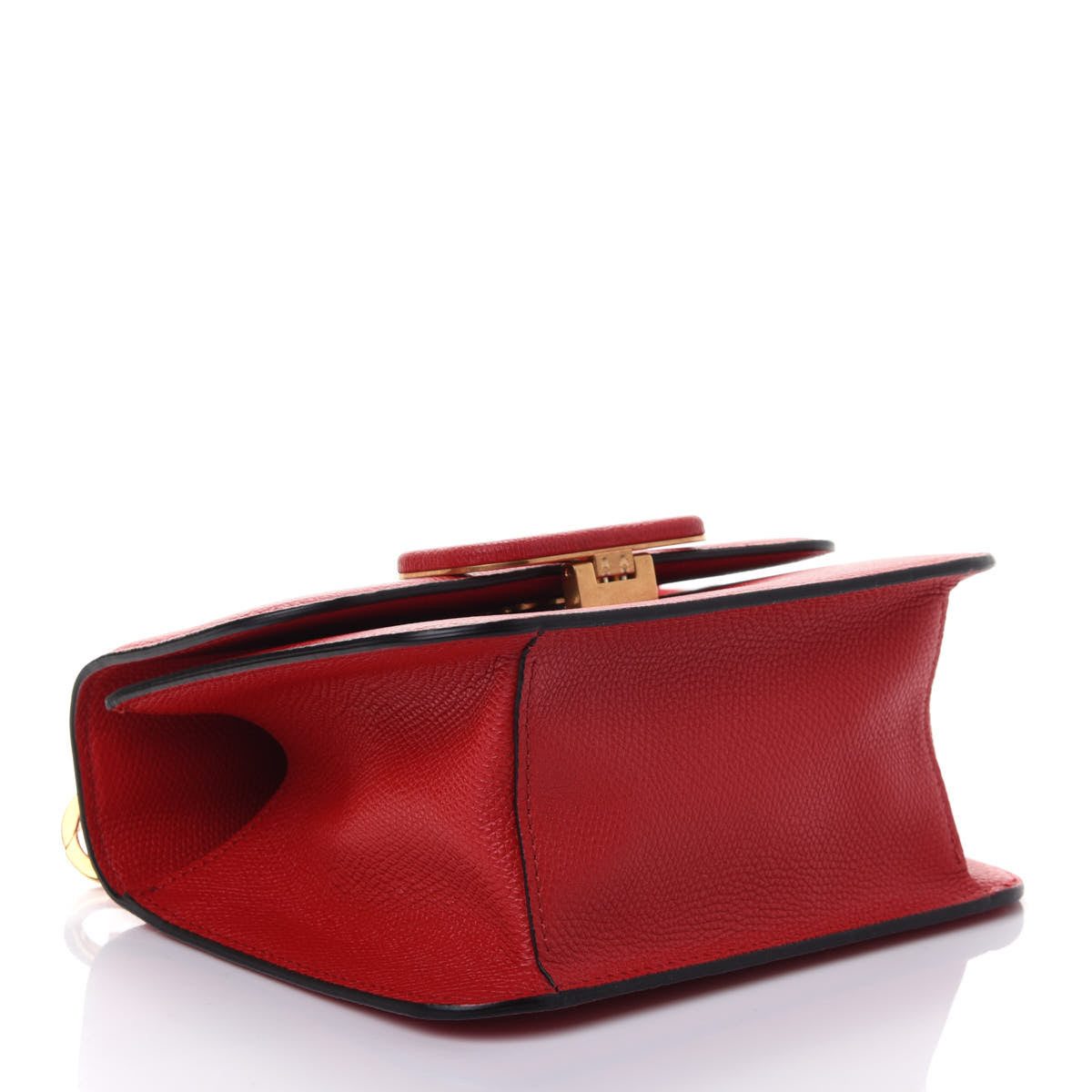 Valentino Garavani Grained Calfskin Small VSling Shoulder Bag Red 4 of 5