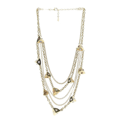 Louis Vuitton Trunkies Strass Necklace Gold 3 of 5