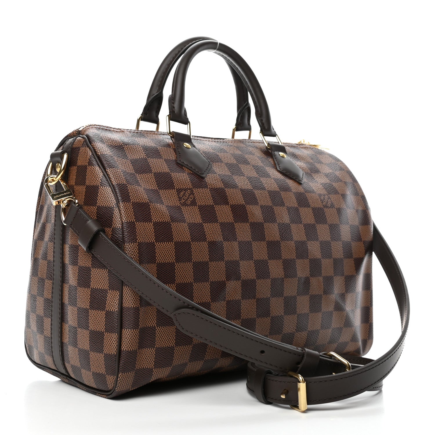 Louis Vuitton Damier Ebene Speedy Bandouliere 30 2 of 5