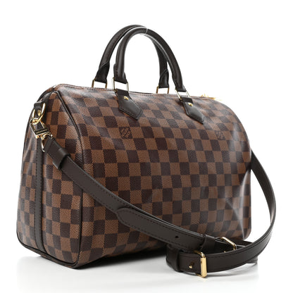 Louis Vuitton Damier Ebene Speedy Bandouliere 30 2 of 5