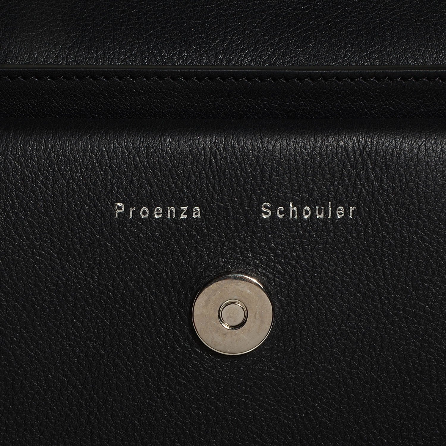 Proenza Schouler Calfskin PS11 Classic Shoulder Bag Black 9 of 10