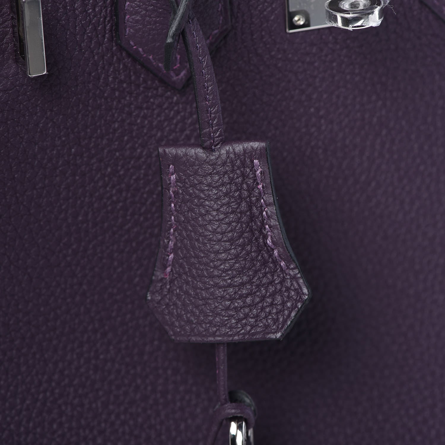Hermes Togo Birkin 25 Raisin 32 of 34