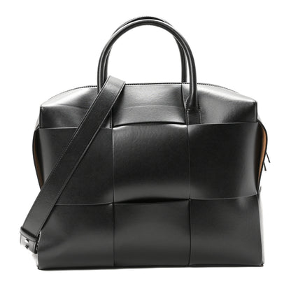 Bottega Veneta Calfskin Maxi Intrecciato Arco Briefcase Black 1 of 9