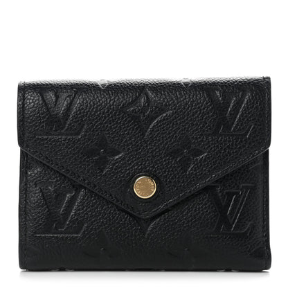 Louis Vuitton Empreinte Victorine Wallet Black 1 of 8