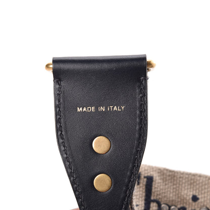 Christian Dior Oblique Studded Shoulder Strap Blue 3 of 4
