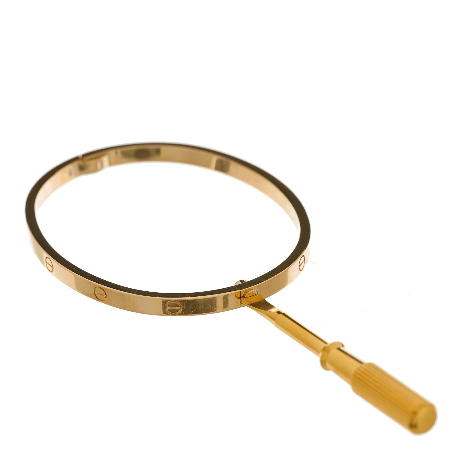Cartier 18K Yellow Gold Small LOVE Bracelet 16 4 of 4