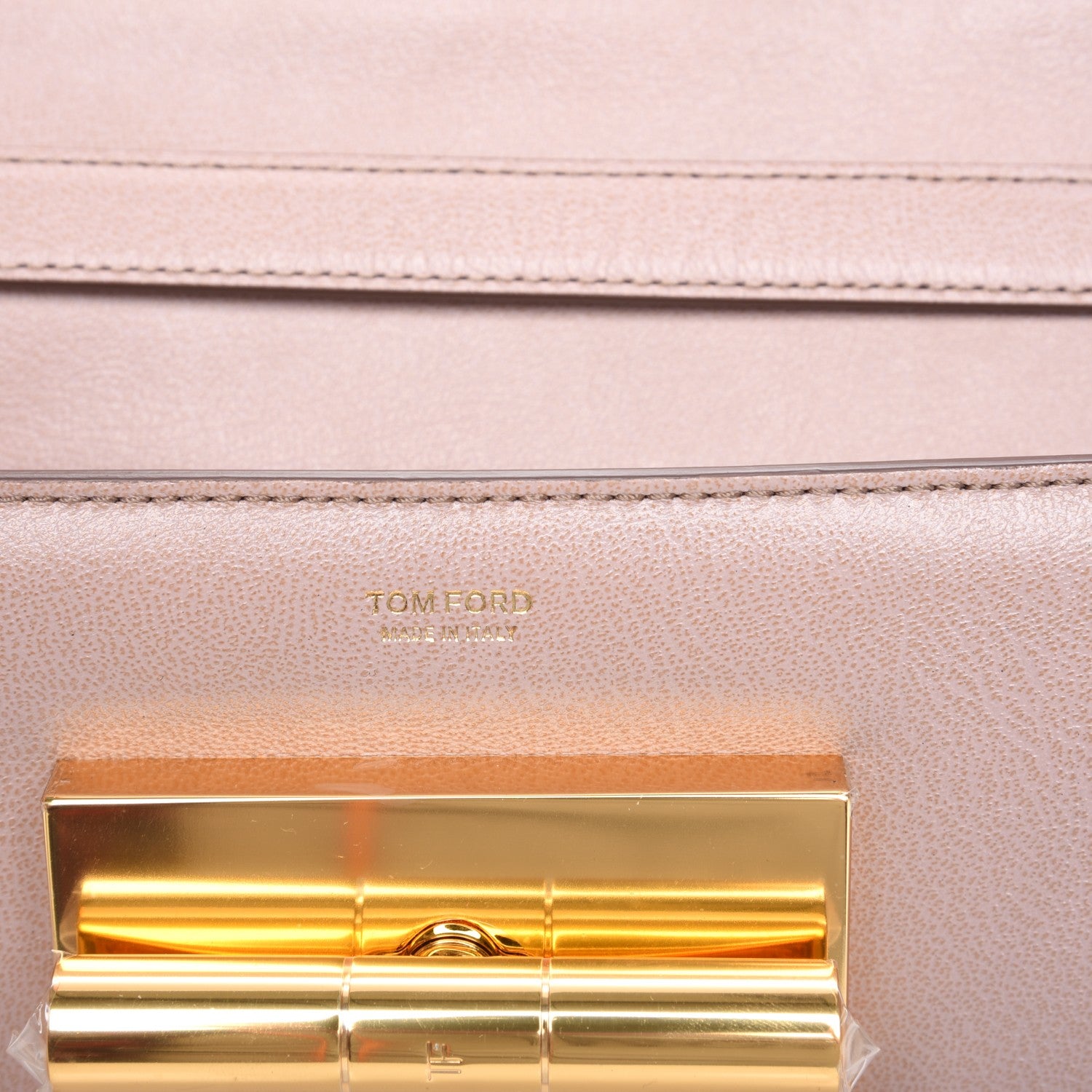 Tom Ford Calfskin Natalia East-West Shoulder Bag Pink 6 of 6